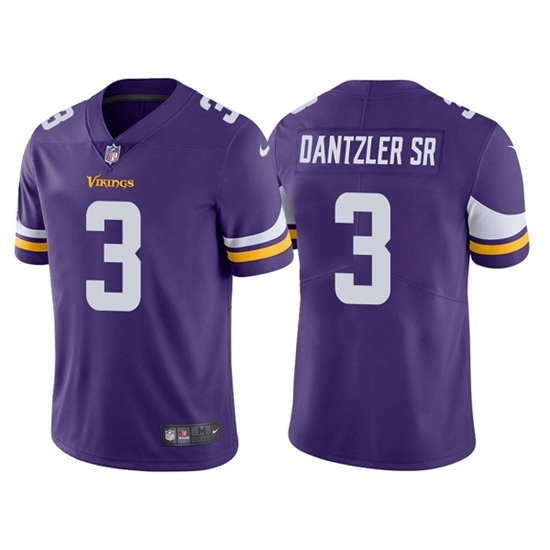 Men Minnesota Vikings 3 Cameron Dantzler Purple Vapor Untouchable Stitched Jersey Men Minnesota Vikings 3 Cameron Dantzler Purple Vapor Untouchable Stitched Jersey