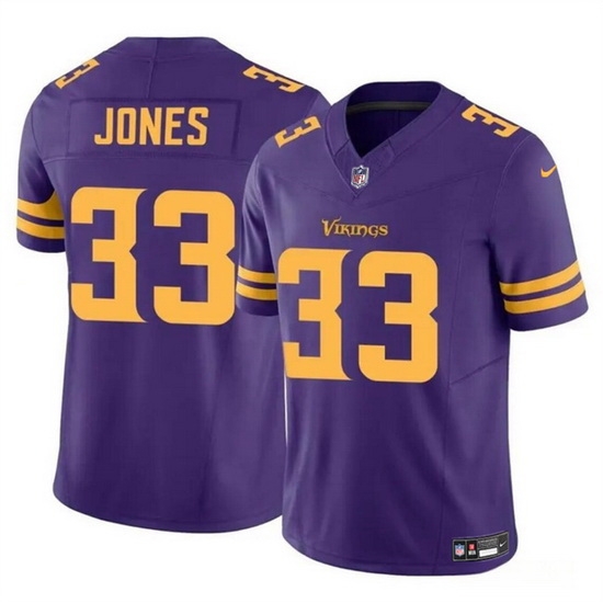 Men Minnesota Vikings 33 Aaron Jones Purple F U S E Color Rush Vapor Untouchable Limited Stitched Jersey Men Minnesota Vikings 33 Aaron Jones Purple F U S E Color Rush Vapor Untouchable Limited Stitched Jersey