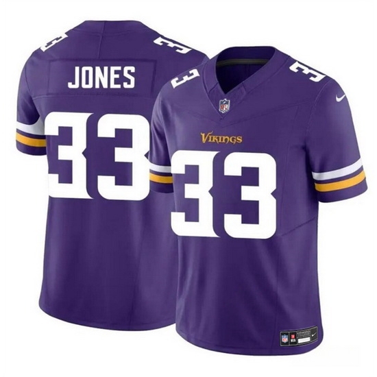 Men Minnesota Vikings 33 Aaron Jones Purple F U S E Vapor Untouchable Limited Stitched Jersey Men Minnesota Vikings 33 Aaron Jones Purple F U S E Vapor Untouchable Limited Stitched Jersey