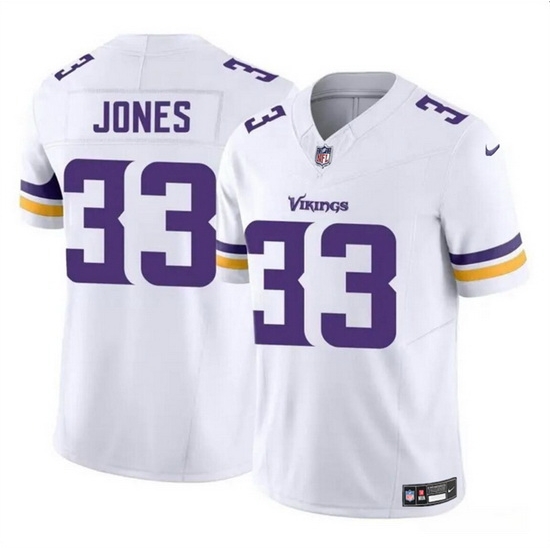 Men Minnesota Vikings 33 Aaron Jones White F U S E Vapor Untouchable Limited Stitched Jersey Men Minnesota Vikings 33 Aaron Jones White F U S E Vapor Untouchable Limited Stitched Jersey