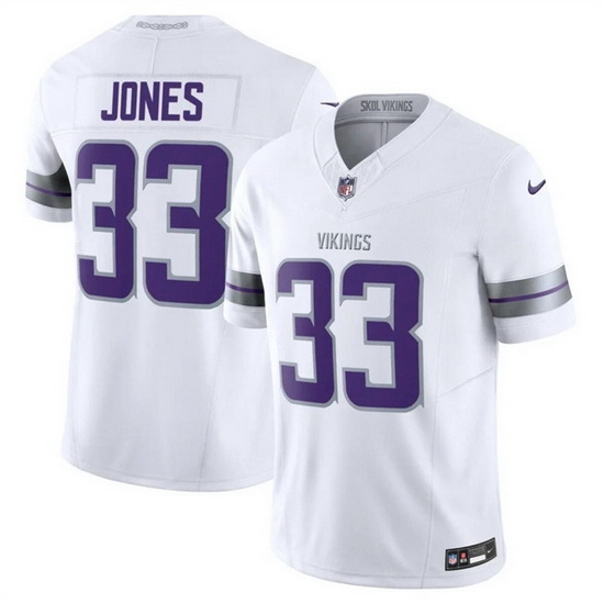 Men Minnesota Vikings 33 Aaron Jones White F U S E Winter Warrior Limited Stitched Jersey Men Minnesota Vikings 33 Aaron Jones White F U S E Winter Warrior Limited Stitched Jersey