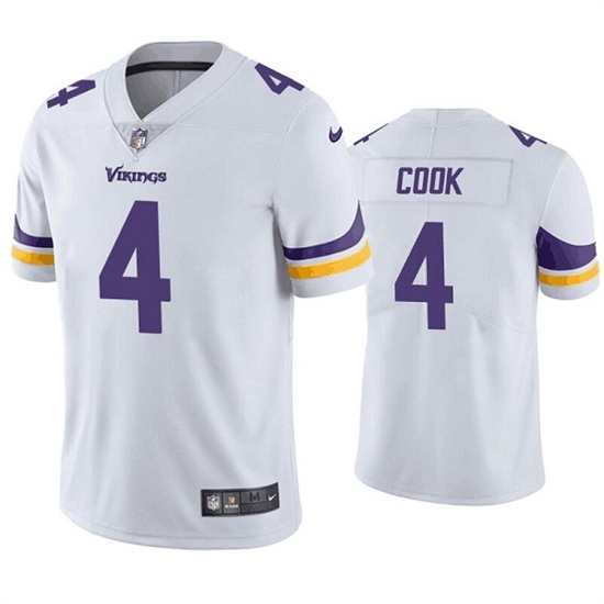 Men Minnesota Vikings 4 Dalvin Cook White Vapor Untouchable Stitched Jersey Men Minnesota Vikings 4 Dalvin Cook White Vapor Untouchable Stitched Jersey