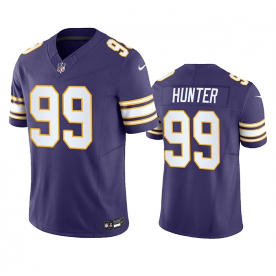 Men Minnesota Vikings 99 Danielle Hunter Purple 2023 F U S E Vapor Untouchable Limited Stitched Jersey Men Minnesota Vikings 99 Danielle Hunter Purple 2023 F U S E Vapor Untouchable Limited Stitched Jersey