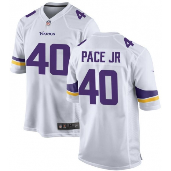 Men's Minnesota Vikings Nike Ivan Pace Jr White Vapor Limited Jersey Men's Minnesota Vikings Nike Ivan Pace Jr White Vapor Limited Jersey