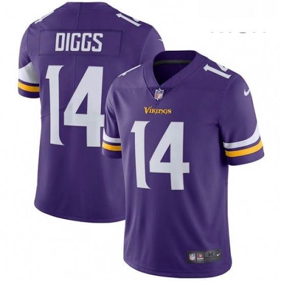 Mens Nike Minnesota Vikings 14 Stefon Diggs Purple Team Color Vapor Untouchable Limited Player NFL Jersey Mens Nike Minnesota Vikings 14 Stefon Diggs Purple Team Color Vapor Untouchable Limited Player NFL Jersey