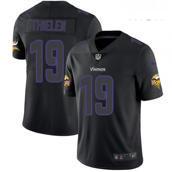Mens Nike Minnesota Vikings 19 Adam Thielen Limited Black Rush Impact NFL Jersey Mens Nike Minnesota Vikings 19 Adam Thielen Limited Black Rush Impact NFL Jersey