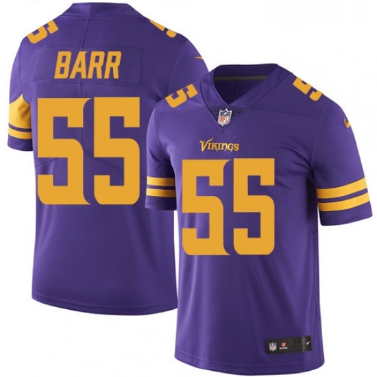 Mens Nike Minnesota Vikings 55 Anthony Barr Limited Purple Rush Vapor Untouchable NFL Jersey Mens Nike Minnesota Vikings 55 Anthony Barr Limited Purple Rush Vapor Untouchable NFL Jersey