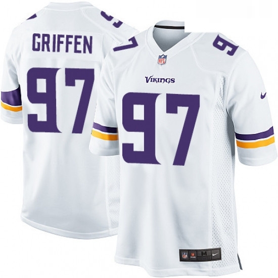 Mens Nike Minnesota Vikings 97 Everson Griffen Game White NFL Jersey Mens Nike Minnesota Vikings 97 Everson Griffen Game White NFL Jersey