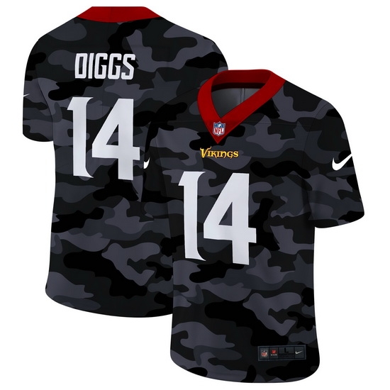 Minnesota Vikings 14 Stefon Diggs Men Nike 2020 Black CAMO Vapor Untouchable Limited Stitched NFL Jersey Minnesota Vikings 14 Stefon Diggs Men Nike 2020 Black CAMO Vapor Untouchable Limited Stitched NFL Jersey