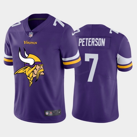 Minnesota Vikings 7 Patrick Peterson Purple Men Nike Big Team Logo Vapor Limited NFL Jersey Minnesota Vikings 7 Patrick Peterson Purple Men Nike Big Team Logo Vapor Limited NFL Jersey