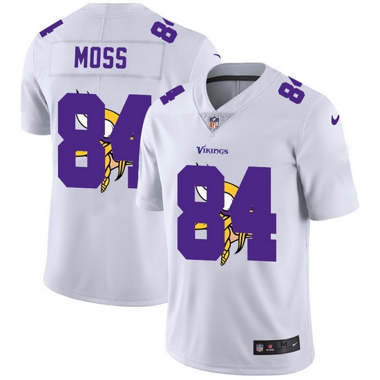 Minnesota Vikings 84 Randy Moss White Men Nike Team Logo Dual Overlap Limited NFL Jersey Minnesota Vikings 84 Randy Moss White Men Nike Team Logo Dual Overlap Limited NFL Jersey