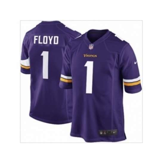 Nike Minnesota Vikings 1 Sharrif Floyd purple game NFL Jersey Nike Minnesota Vikings 1 Sharrif Floyd purple game NFL Jersey