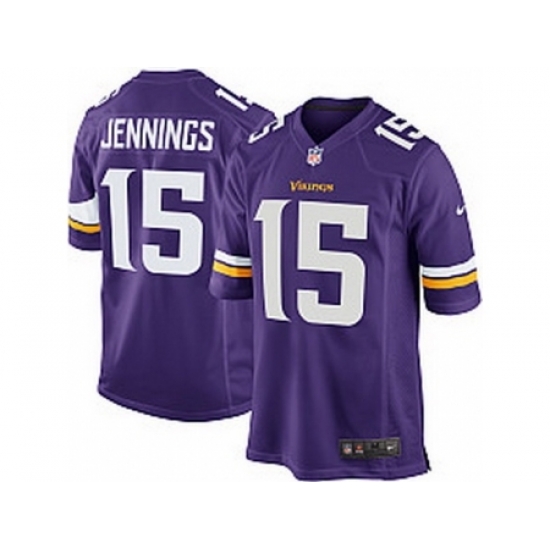Nike Minnesota Vikings 15 Greg Jennings Purple Game NFL Jersey Nike Minnesota Vikings 15 Greg Jennings Purple Game NFL Jersey