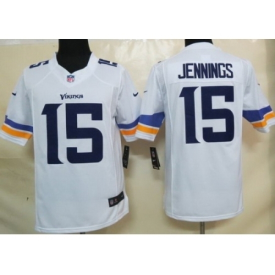 Nike Minnesota Vikings 15 Greg Jennings White Limited NFL Jersey Nike Minnesota Vikings 15 Greg Jennings White Limited NFL Jersey