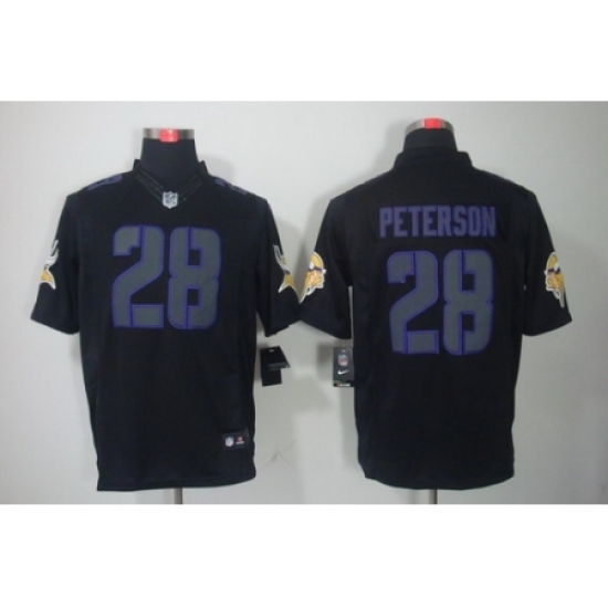 Nike Minnesota Vikings 28 Adrian Peterson Black Limited Impact NFL Jersey Nike Minnesota Vikings 28 Adrian Peterson Black Limited Impact NFL Jersey