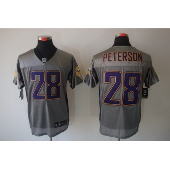 Nike Minnesota Vikings 28 Adrian Peterson Grey Elite Shadow NFL Jersey Nike Minnesota Vikings 28 Adrian Peterson Grey Elite Shadow NFL Jersey