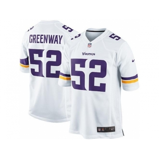 Nike Minnesota Vikings 52 Chad Greenway White Game NFL Jersey Nike Minnesota Vikings 52 Chad Greenway White Game NFL Jersey