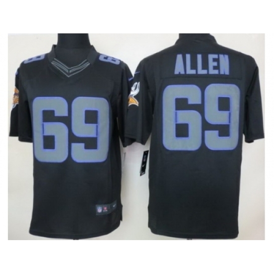 Nike Minnesota Vikings 69 Jared Allen Black Limited Impact NFL Jersey Nike Minnesota Vikings 69 Jared Allen Black Limited Impact NFL Jersey