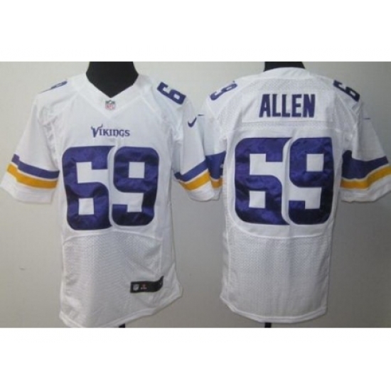 Nike Minnesota Vikings 69 Jared Allen White Elite NFL Jersey Nike Minnesota Vikings 69 Jared Allen White Elite NFL Jersey