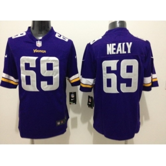 Nike Minnesota Vikings 69 Spencer Nealy Purple Game NFL Jersey Nike Minnesota Vikings 69 Spencer Nealy Purple Game NFL Jersey
