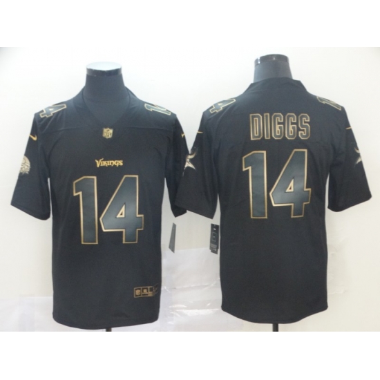 Nike Vikings 14 Stefon Diggs Black Gold Vapor Untouchable Limited Jersey Nike Vikings 14 Stefon Diggs Black Gold Vapor Untouchable Limited Jersey