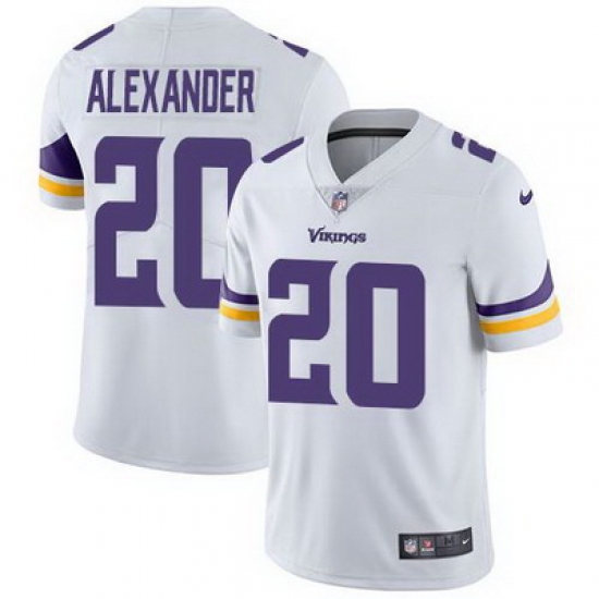 Nike Vikings #20 Mackensie Alexander White Mens Stitched NFL Vapor Untouchable Limited Jersey Nike Vikings #20 Mackensie Alexander White Mens Stitched NFL Vapor Untouchable Limited Jersey