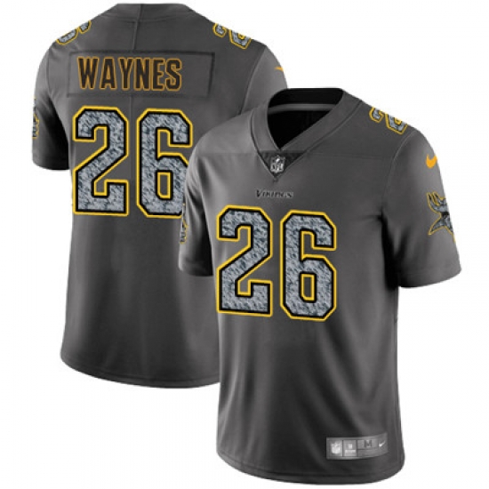 Nike Vikings #26 Trae Waynes Gray Static Mens NFL Vapor Untouchable Game Jersey Nike Vikings #26 Trae Waynes Gray Static Mens NFL Vapor Untouchable Game Jersey
