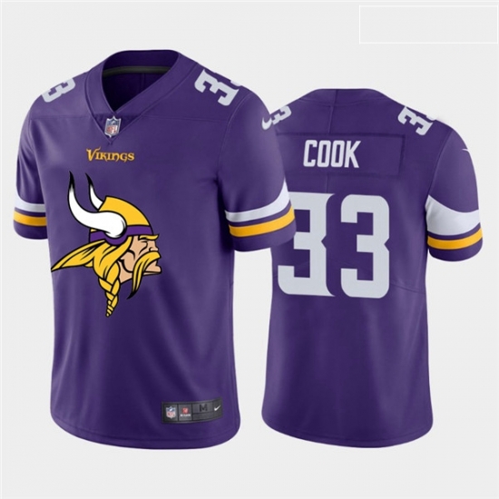 Nike Vikings 33 Dalvin Cook Purple Team Big Logo Vapor Untouchable Limited Jersey Nike Vikings 33 Dalvin Cook Purple Team Big Logo Vapor Untouchable Limited Jersey