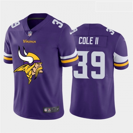 Nike Vikings 39 Brian Cole II Purple Team Big Logo Vapor Untouchable Limited Jersey Nike Vikings 39 Brian Cole II Purple Team Big Logo Vapor Untouchable Limited Jersey