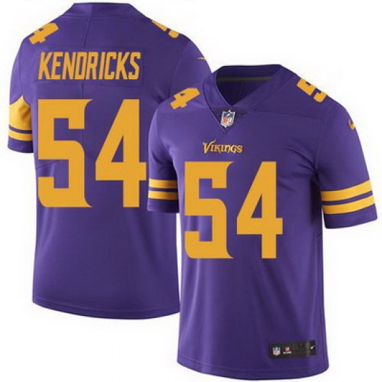 Nike Vikings #54 Eric Kendricks Purple Mens Stitched NFL Limited Rush Jersey Nike Vikings #54 Eric Kendricks Purple Mens Stitched NFL Limited Rush Jersey