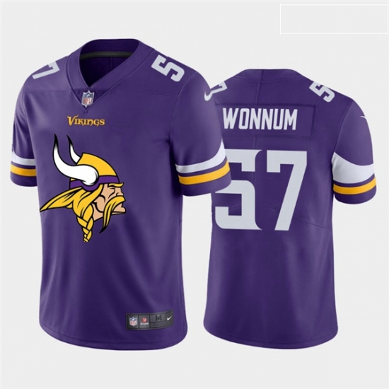 Nike Vikings 57 D J Wonnum Purple Team Big Logo Vapor Untouchable Limited Jersey Nike Vikings 57 D J Wonnum Purple Team Big Logo Vapor Untouchable Limited Jersey