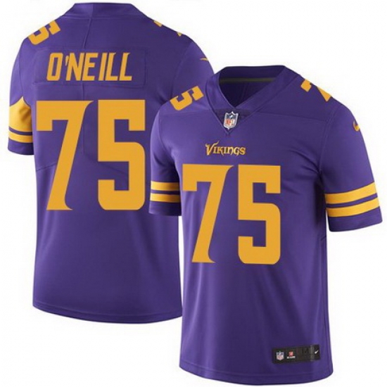 Nike Vikings 75 Brian O Neill Purple Color Rush Limited Jersey Nike Vikings 75 Brian O Neill Purple Color Rush Limited Jersey