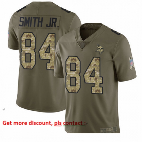 Vikings 84 Irv Smith Jr Olive Camo Men Stitched Football Limited 2017 Salute To Service Jersey Vikings 84 Irv Smith Jr Olive Camo Men Stitched Football Limited 2017 Salute To Service Jersey