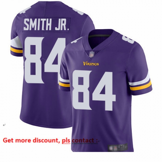 Vikings 84 Irv Smith Jr Purple Team Color Men Stitched Football Vapor Untouchable Limited Jersey Vikings 84 Irv Smith Jr Purple Team Color Men Stitched Football Vapor Untouchable Limited Jersey