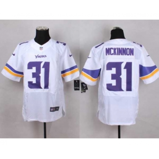 nike nfl jerseys minnesota vikings 31 mckinnon white[Elite][mckinnon]