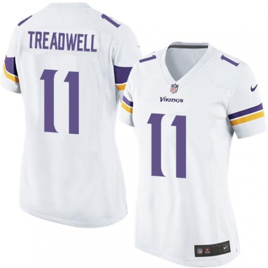 Nike Vikings #11 Laquon Treadwell White Womens Stitched NFL Elite Jersey Nike Vikings #11 Laquon Treadwell White Womens Stitched NFL Elite Jersey