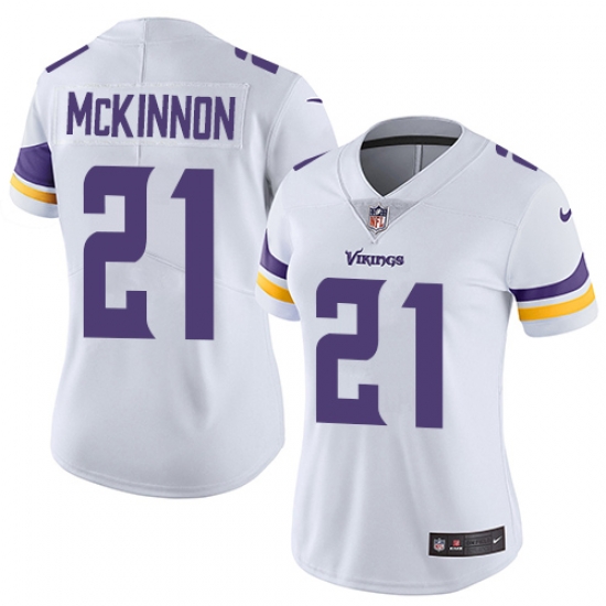 Nike Vikings #21 Jerick McKinnon White Womens Stitched NFL Vapor Untouchable Limited Jersey Nike Vikings #21 Jerick McKinnon White Womens Stitched NFL Vapor Untouchable Limited Jersey