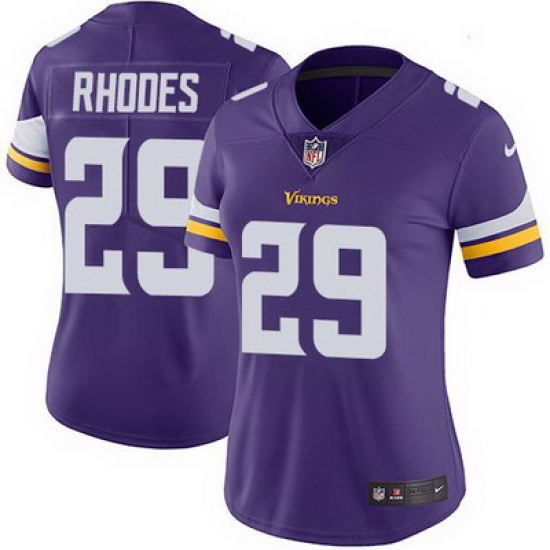 Nike Vikings #29 Xavier Rhodes Purple Team Color Womens Stitched NFL Vapor Untouchable Limited Jersey Nike Vikings #29 Xavier Rhodes Purple Team Color Womens Stitched NFL Vapor Untouchable Limited Jersey