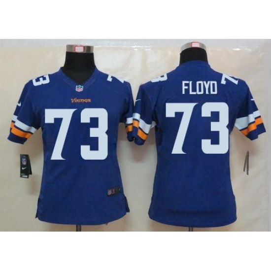 Nike Vikings #73 Sharrif Floyd Purple Team Color Womens Stitched NFL Limited Jersey Nike Vikings #73 Sharrif Floyd Purple Team Color Womens Stitched NFL Limited Jersey