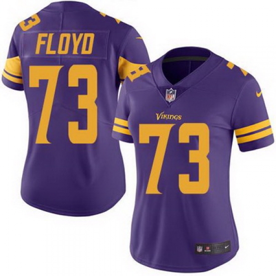 Nike Vikings #73 Sharrif Floyd Purple Womens Stitched NFL Limited Rush Jersey Nike Vikings #73 Sharrif Floyd Purple Womens Stitched NFL Limited Rush Jersey