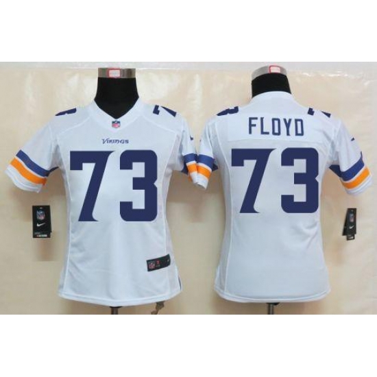 Nike Vikings #73 Sharrif Floyd White Womens Stitched NFL Limited Jersey Nike Vikings #73 Sharrif Floyd White Womens Stitched NFL Limited Jersey