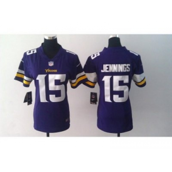 Nike Women Minnesota Vikings #15 Greg Jennings Purple Jerseys Nike Women Minnesota Vikings #15 Greg Jennings Purple Jerseys