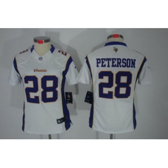 Nike Women Minnesota Vikings #28 Peterson White(Women Limited Jerseys) Nike Women Minnesota Vikings #28 Peterson White(Women Limited Jerseys)