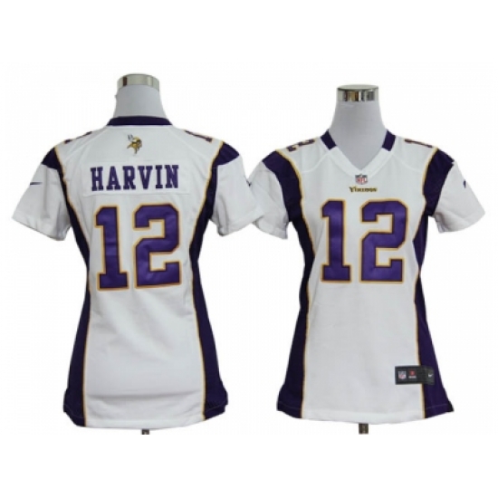 Nike women nfl Minnesota Vikings #12 Percy Harvin White Jerseys Nike women nfl Minnesota Vikings #12 Percy Harvin White Jerseys