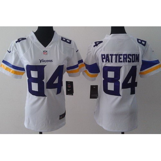 Women Nike Minnesota Vikings 84 Cordarrelle Patterson White NFL Jerseys Women Nike Minnesota Vikings 84 Cordarrelle Patterson White NFL Jerseys