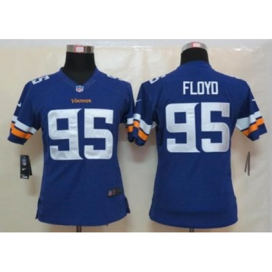 Women Nike Minnesota Vikings 95 Sharrif Floyd Purple Limited NFL Football Jerseys 2013 New Style Women Nike Minnesota Vikings 95 Sharrif Floyd Purple Limited NFL Football Jerseys 2013 New Style