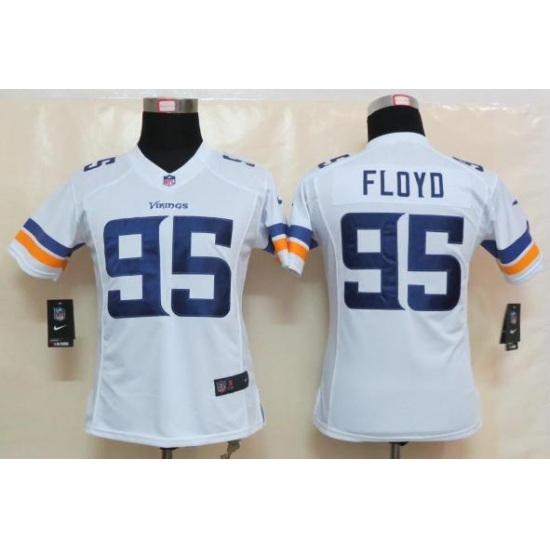 Women Nike Minnesota Vikings 95 Sharrif Floyd White Limited NFL Football Jerseys 2013 New Style Women Nike Minnesota Vikings 95 Sharrif Floyd White Limited NFL Football Jerseys 2013 New Style