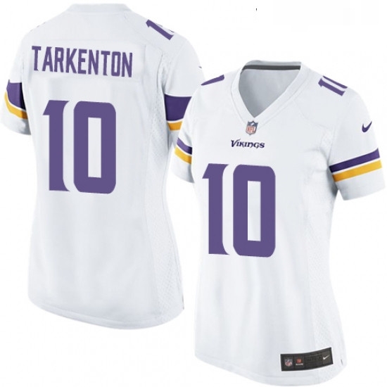 Womens Nike Minnesota Vikings 10 Fran Tarkenton Game White NFL Jersey Womens Nike Minnesota Vikings 10 Fran Tarkenton Game White NFL Jersey