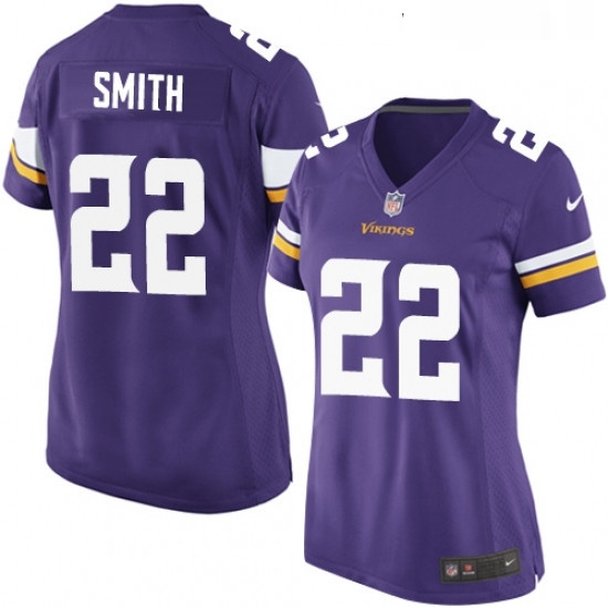 Womens Nike Minnesota Vikings 22 Harrison Smith Game Purple Team Color NFL Jersey Womens Nike Minnesota Vikings 22 Harrison Smith Game Purple Team Color NFL Jersey