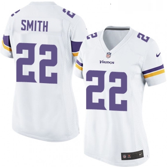 Womens Nike Minnesota Vikings 22 Harrison Smith Game White NFL Jersey Womens Nike Minnesota Vikings 22 Harrison Smith Game White NFL Jersey